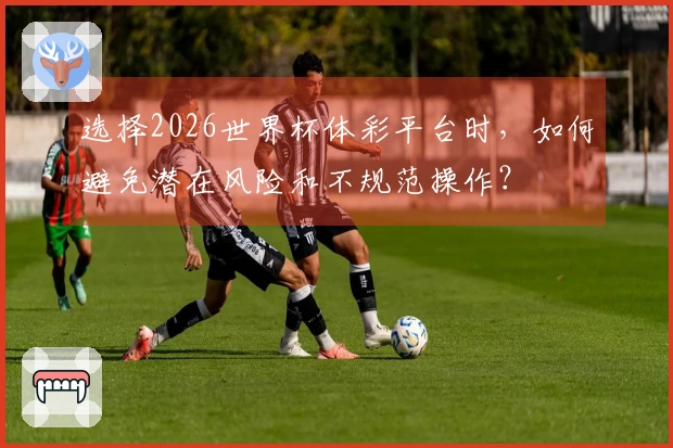 选择2026世界杯体彩平台时，如何避免潜在风险和不规范操作？