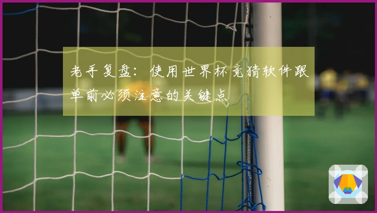 老手复盘：使用世界杯竞猜软件跟单前必须注意的关键点