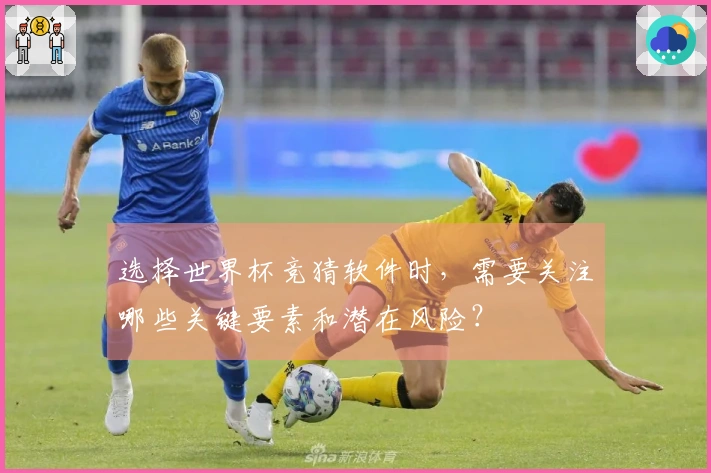 选择世界杯竞猜软件时，需要关注哪些关键要素和潜在风险？